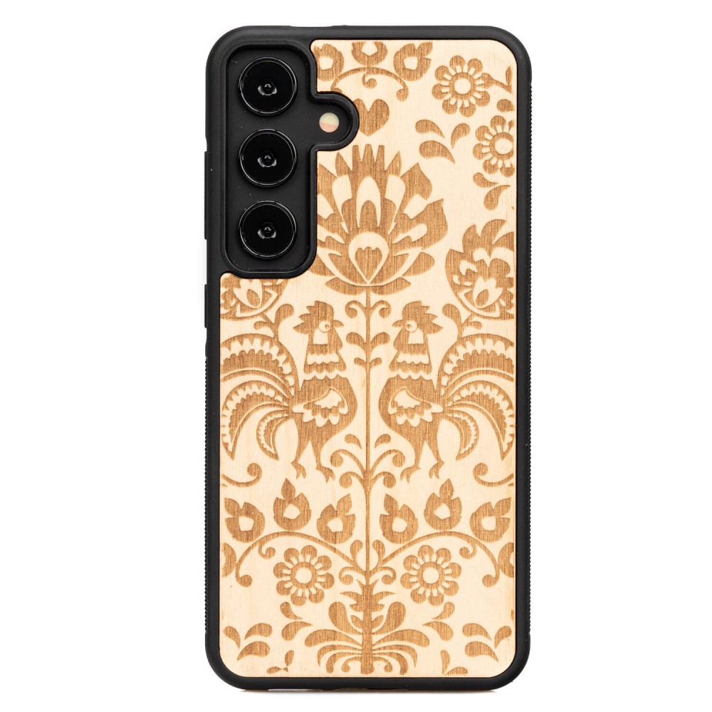 Bewood Holzhülle Für Samsung Galaxy S24 Polish Folk Aniegre
