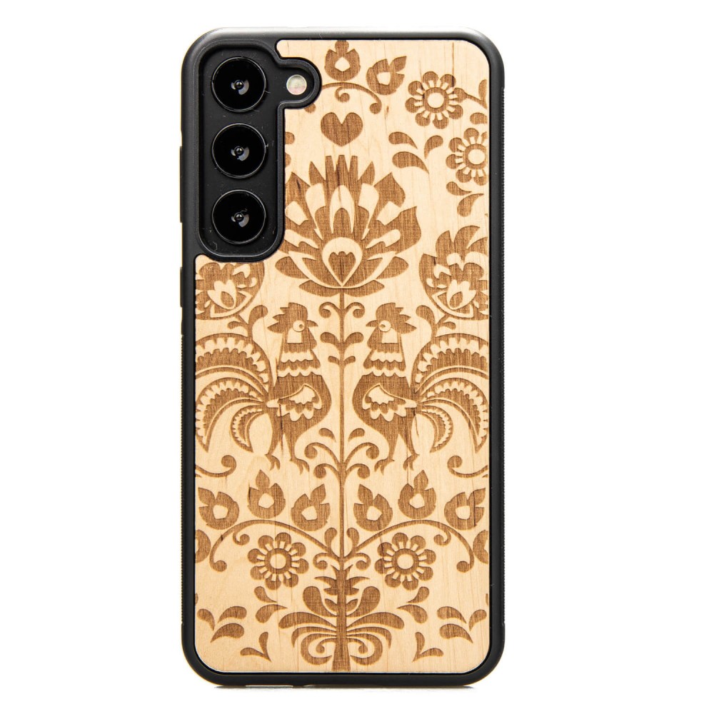Bewood Holzhülle Für Samsung Galaxy S23 Plus Polish Folk Aniegre