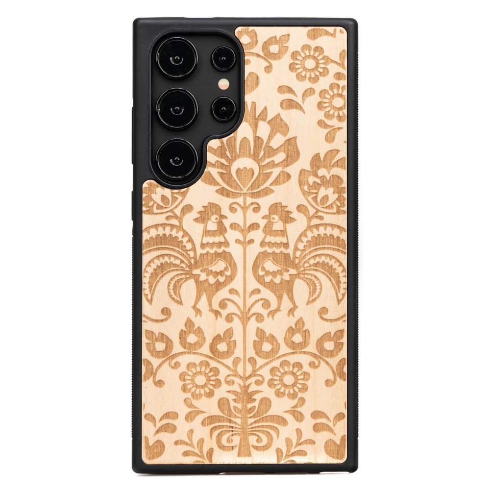 Bewood Holzhülle Für Samsung Galaxy S24 Ultra Polish Folk Aniegre