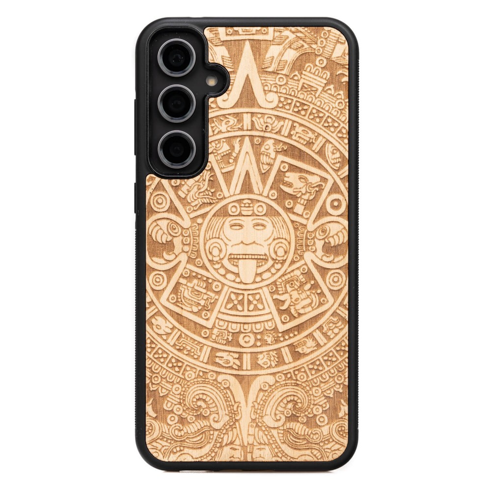 Bewood Holzhülle Für Samsung Galaxy S23 Fe Aztec Calendar Aniegre
