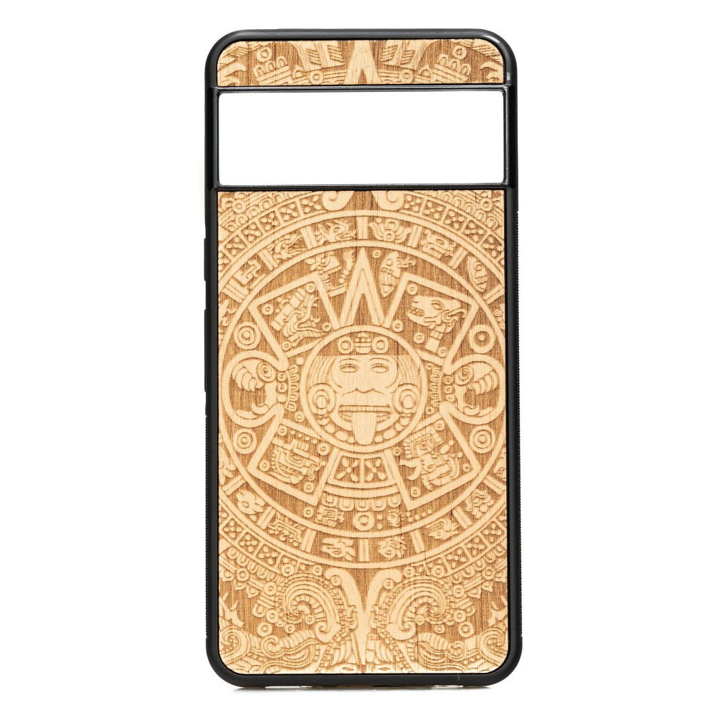 Bewood Holzhülle Für Google Pixel 8 Aztec Calendar Aniegre