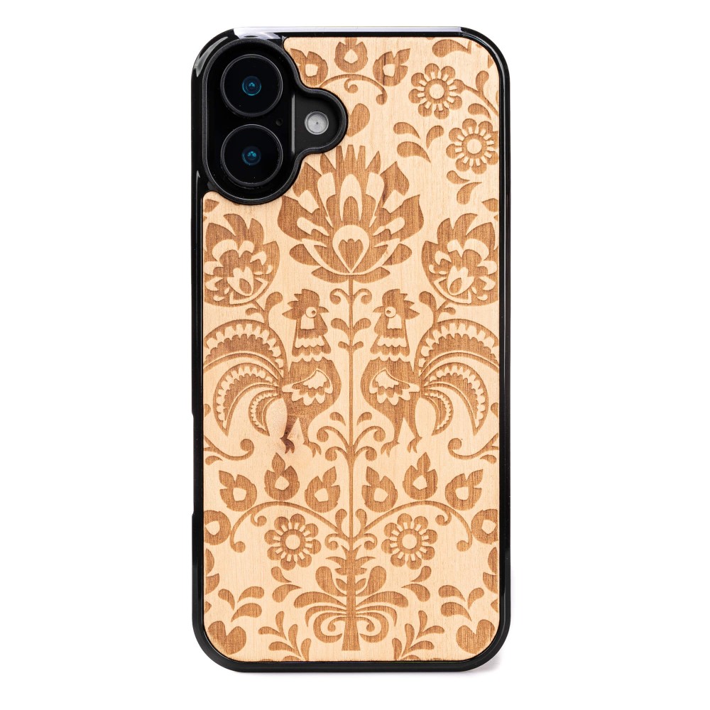 Bewood Holzhülle Für Iphone 16 Plus Polish Folk Aniegre