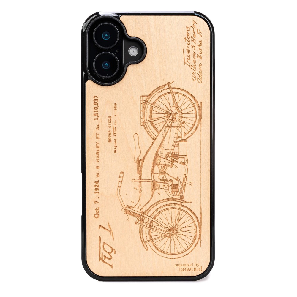 Bewood Holzhülle Für Iphone 16 Plus Harley Patent Aniegre
