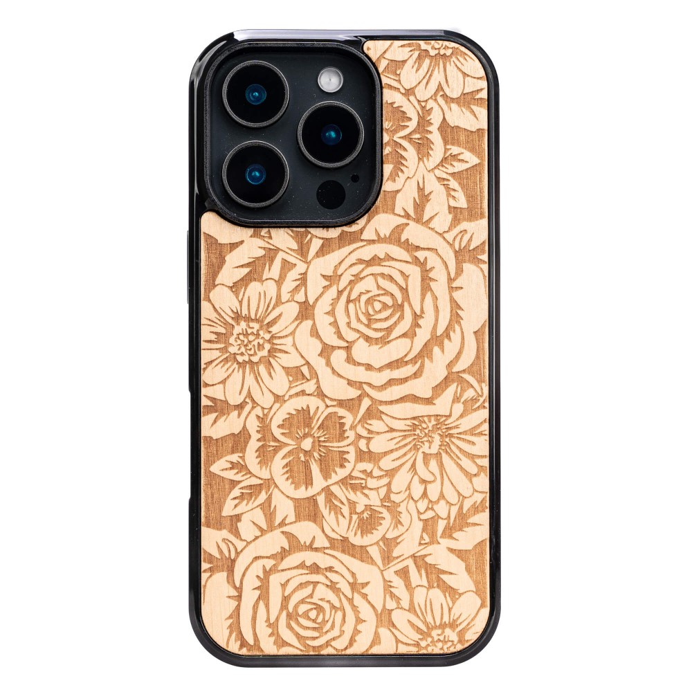 Bewood Holzhülle Für Iphone 16 Pro Roses Aniegre