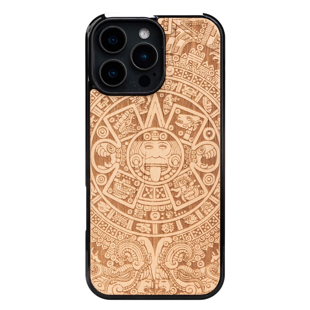 Bewood Holzhülle Für Iphone 16 Pro Max Aztec Calendar Aniegre