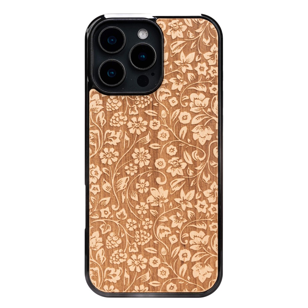Bewood Holzhülle Für Iphone 16 Pro Max Wild Flowers Aniegre