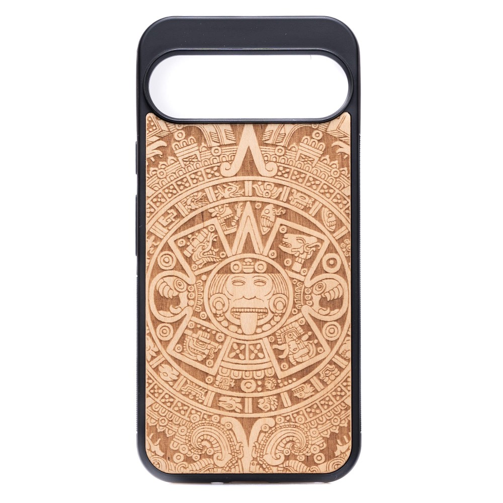 Bewood Holzhülle Für Google Pixel 9/9 Pro Aztec Calendar Aniegre