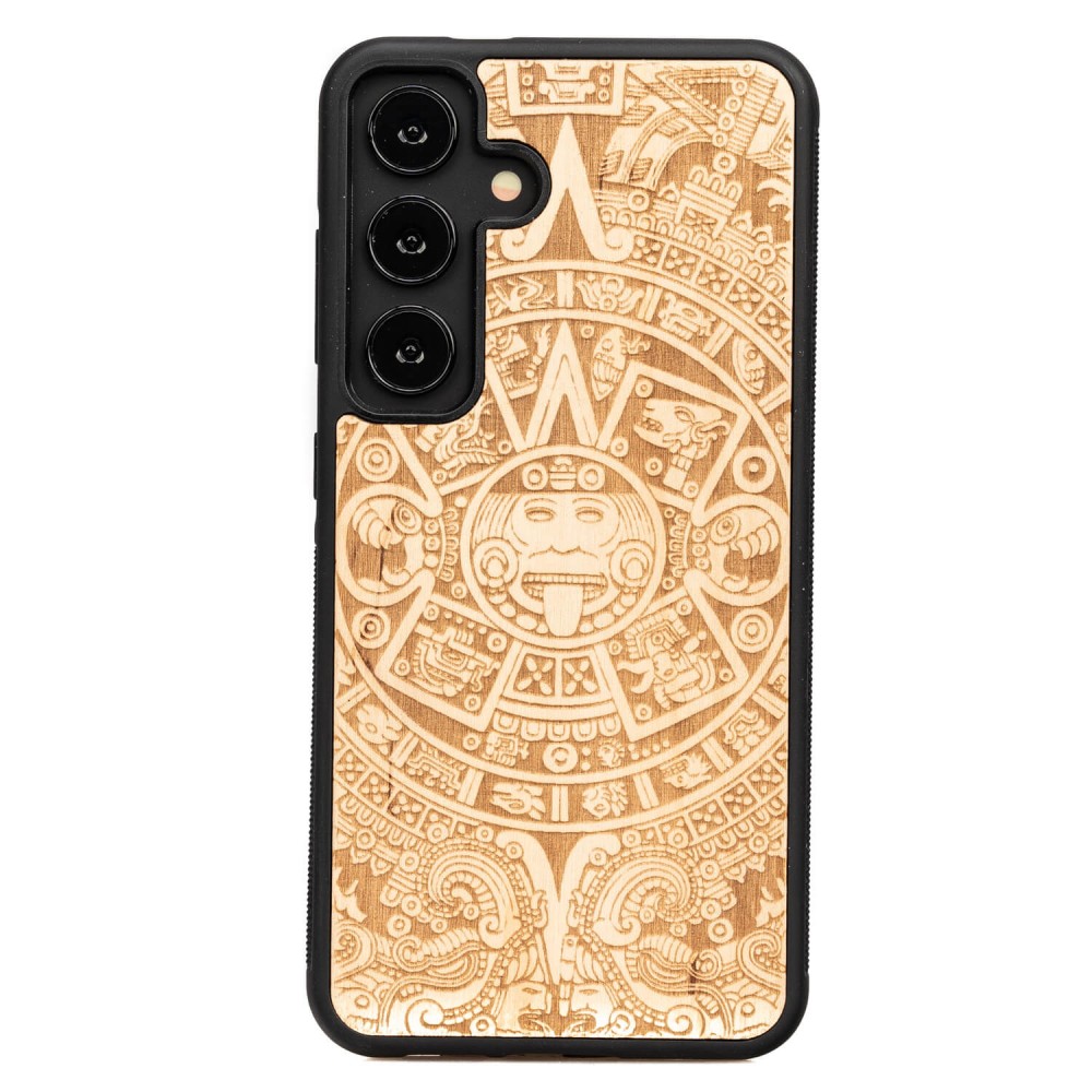 Bewood Holzhülle Für Samsung Galaxy S25 Aztec Calendar Aniegre