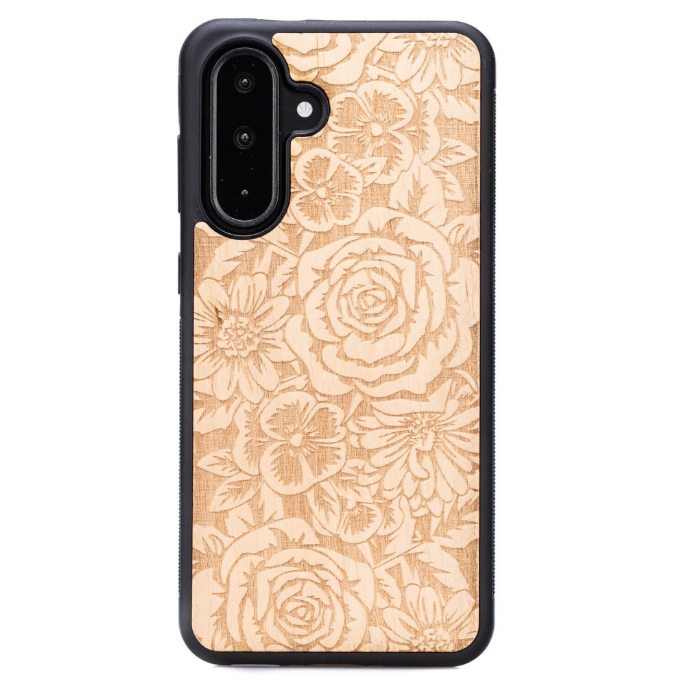 Bewood Holzhülle Für Samsung Galaxy A36 5g Roses Aniegre