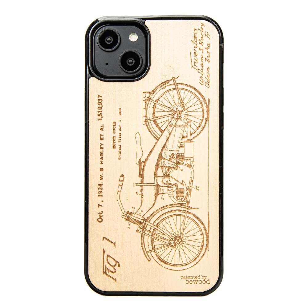 Bewood Holzhülle Für Iphone 14 Plus Harley Patent Aniegre