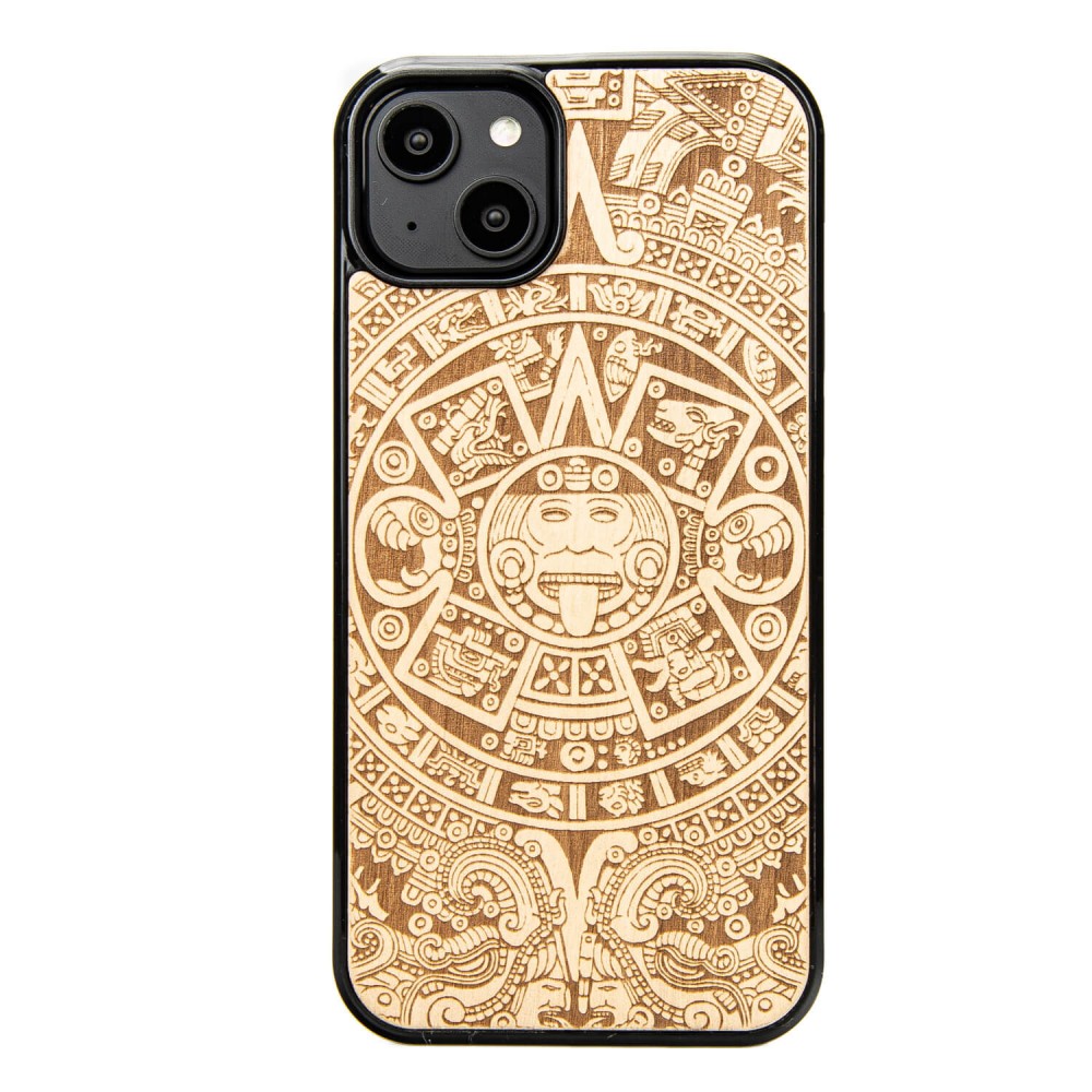 Bewood Holzhülle Für Iphone 14 Plus Aztec Calendar Aniegre