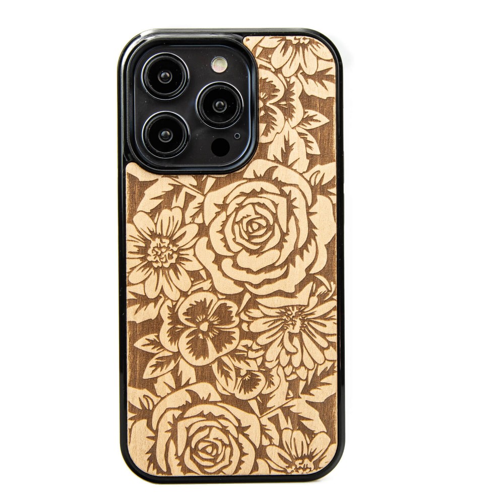 Bewood Holzhülle Für Iphone 14 Pro Roses Aniegre