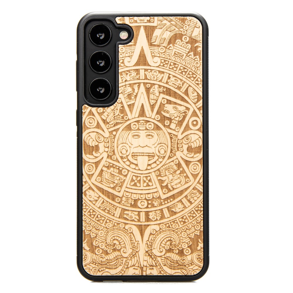 Bewood Holzhülle Für Samsung Galaxy S23 Plus Aztec Calendar Aniegre