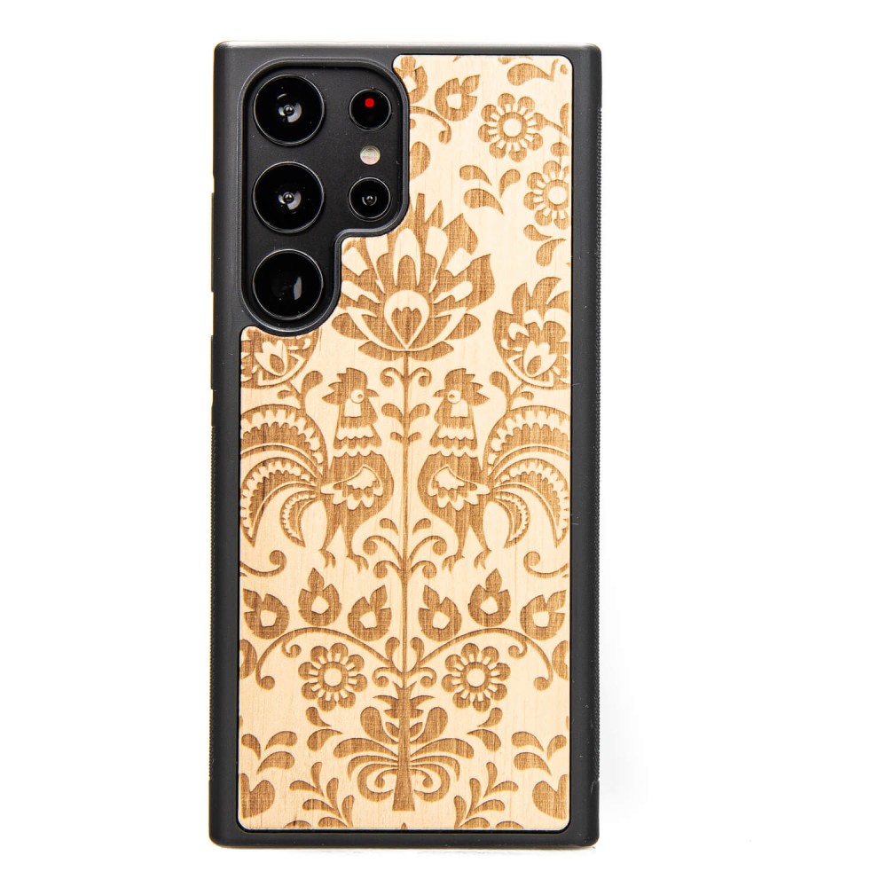 Bewood Holzhülle Für Samsung Galaxy S23 Ultra Polish Folk Aniegre