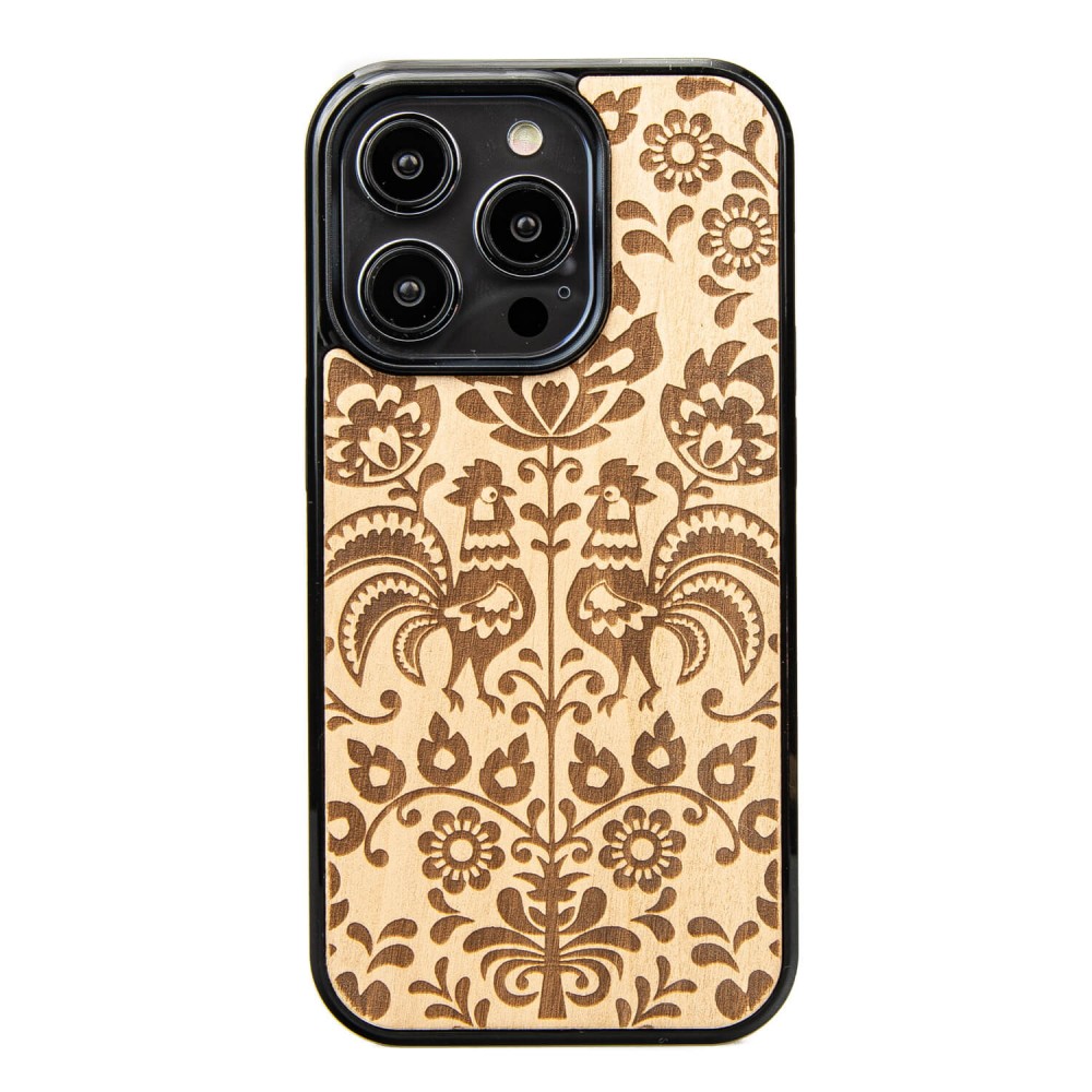 Bewood Holzhülle Für Iphone 15 Pro Polish Folk Aniegre