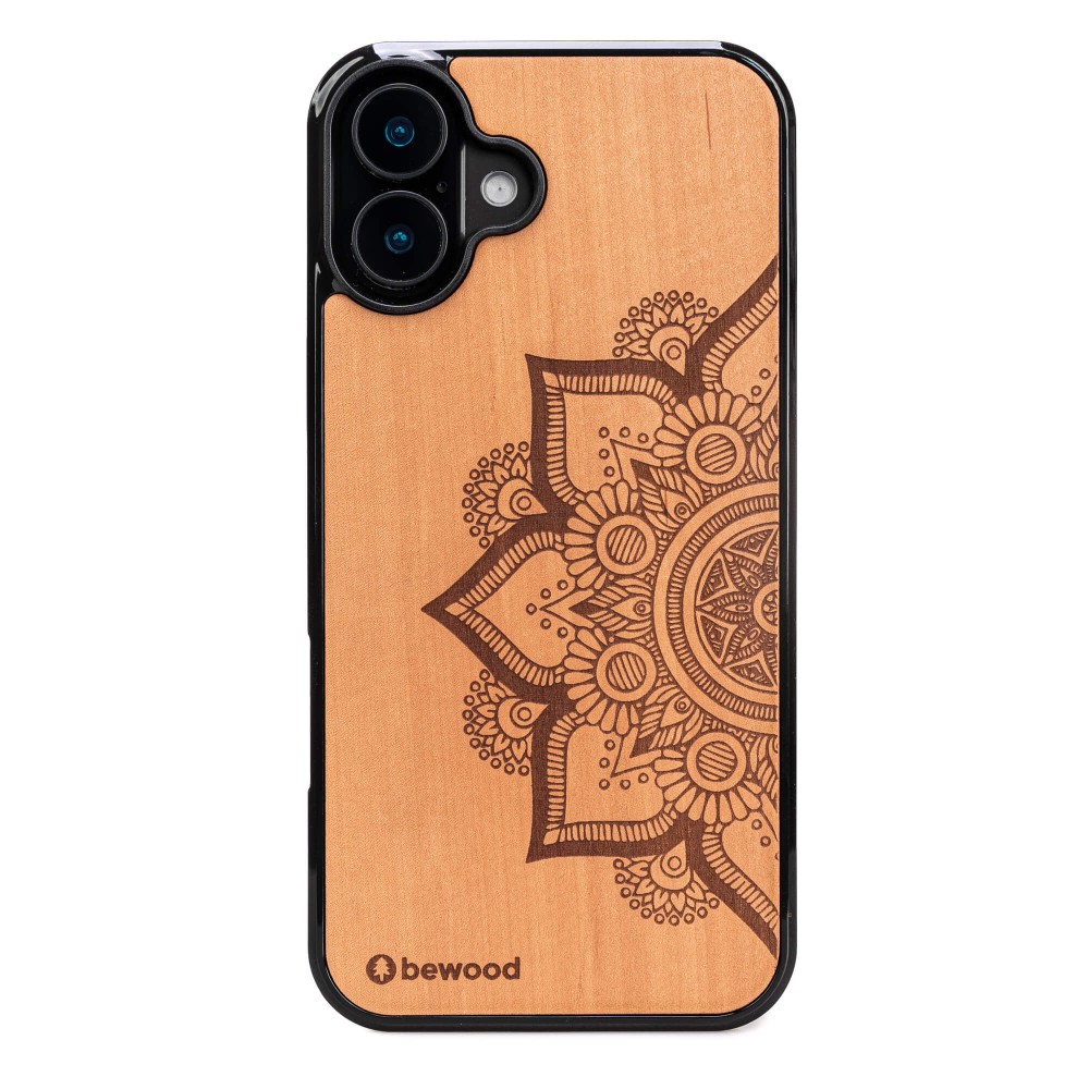 Bewood Holzhülle Für Iphone 16 Plus Mandala Apfelbaum