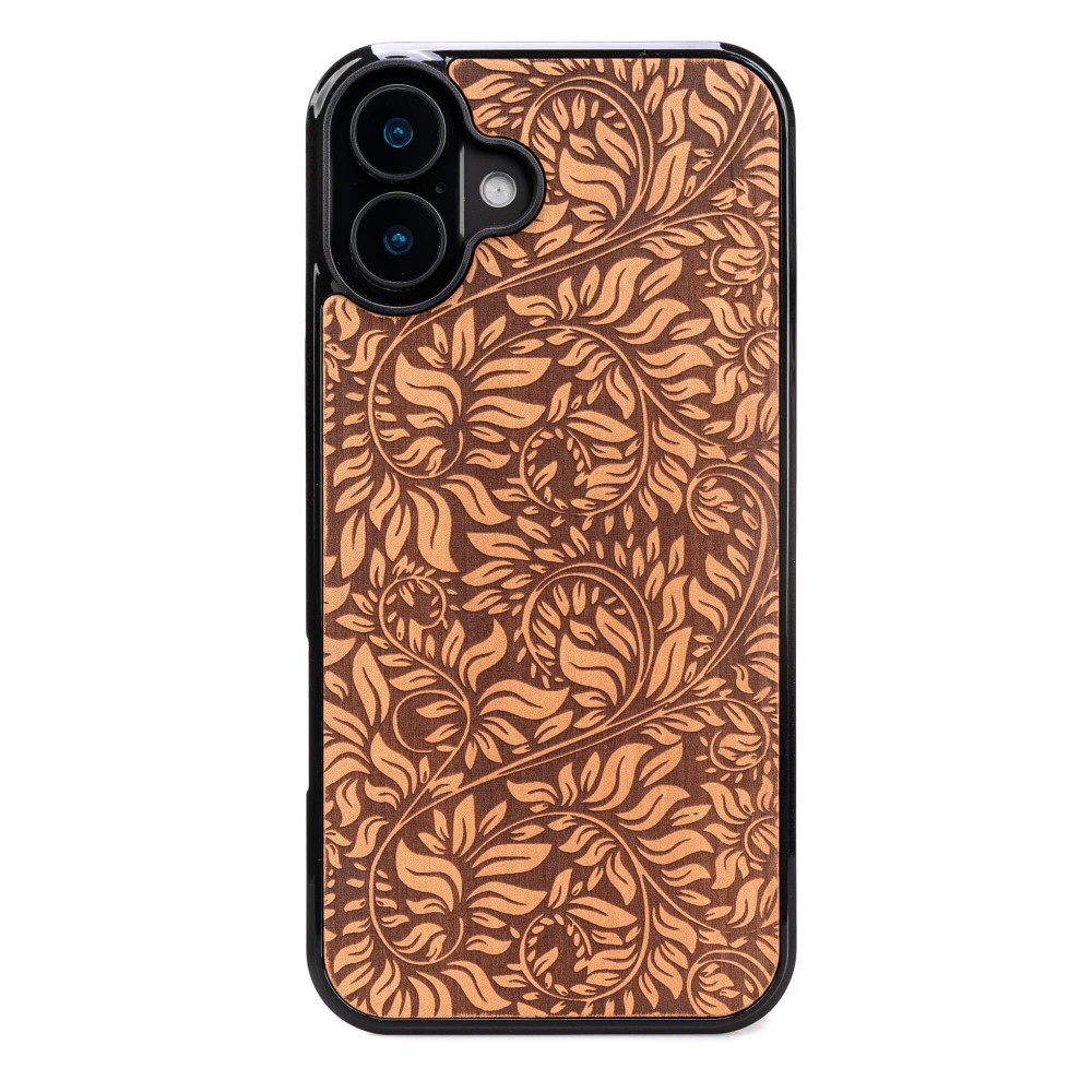 Bewood Holzhülle Für Iphone 16 Plus Apfelblätter