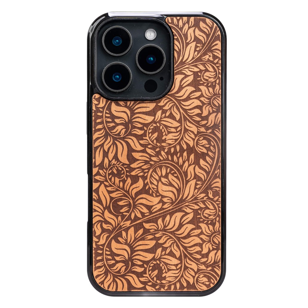 Bewood Holzhülle Für Iphone 16 Pro Apfelblätter