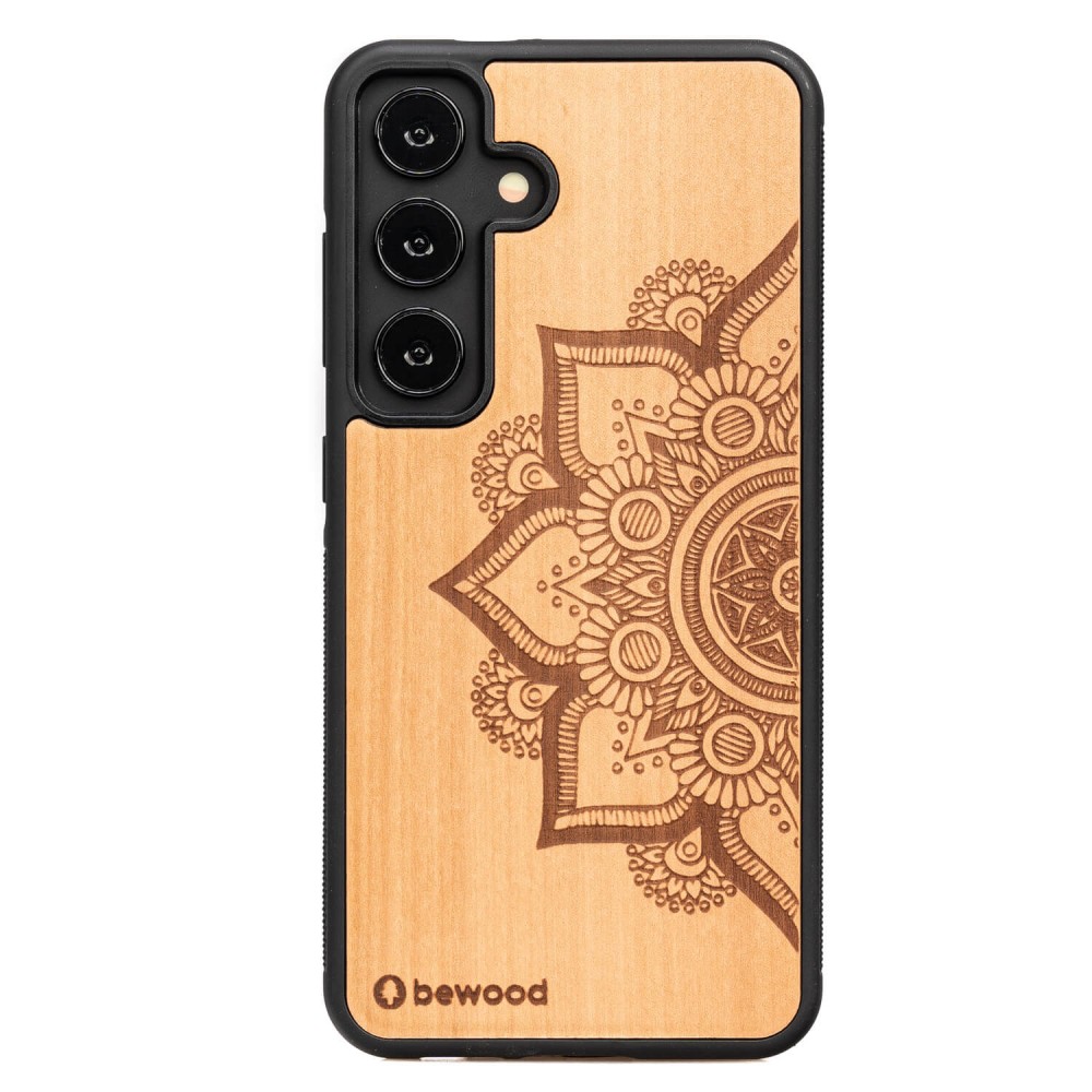 Bewood Holzhülle Für Samsung Galaxy S25 Mandala Apfelbaum