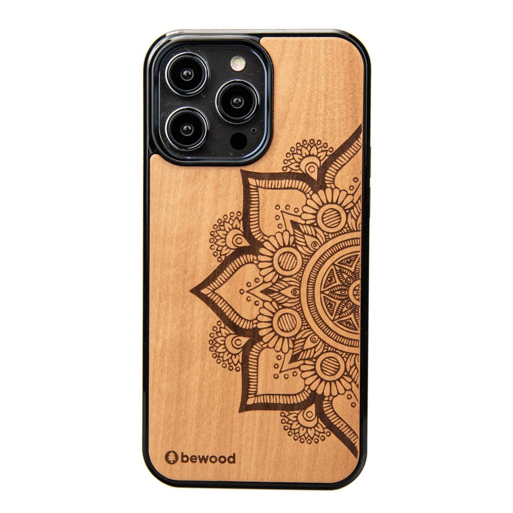 Bewood Holzhülle Für Iphone 15 Pro Max Mandala Apfelbaum