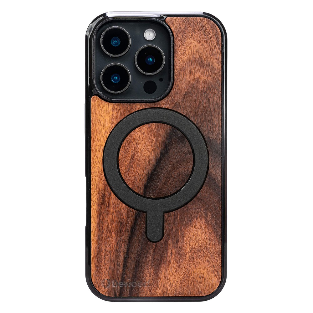 Bewood Holzhülle Für Iphone 16 Pro Rosewood Santos Mit Magsafe