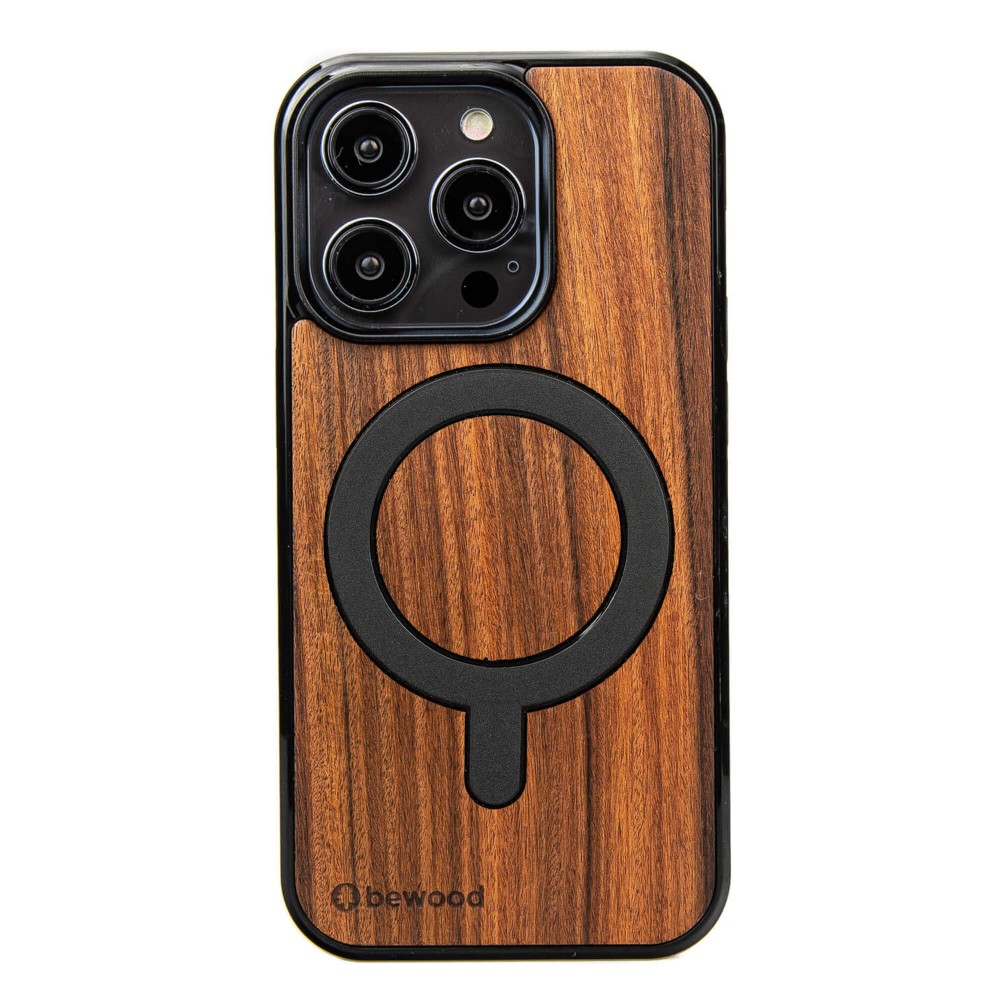 Bewood Holzhülle Für Iphone 15 Pro Rosewood Santos Mit Magsafe