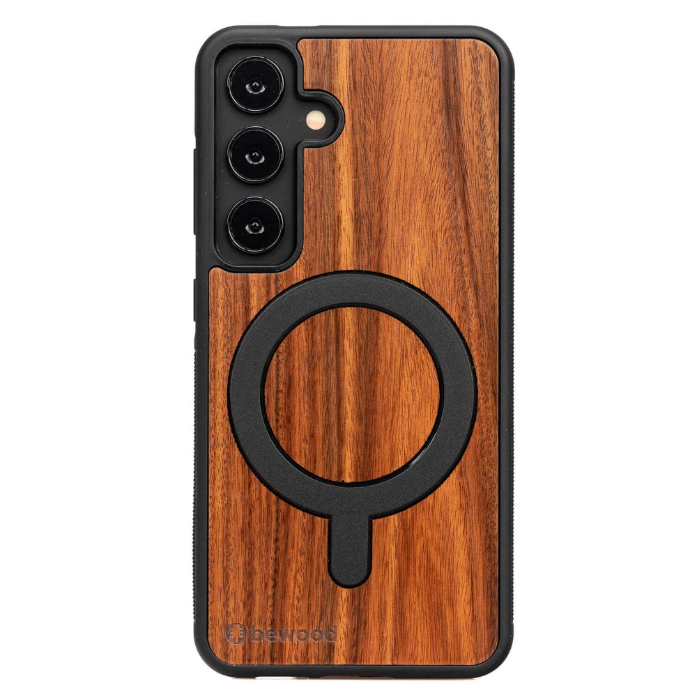 Bewood Holzhülle Für Samsung Galaxy S25 Rosewood Santos Mit Magsafe
