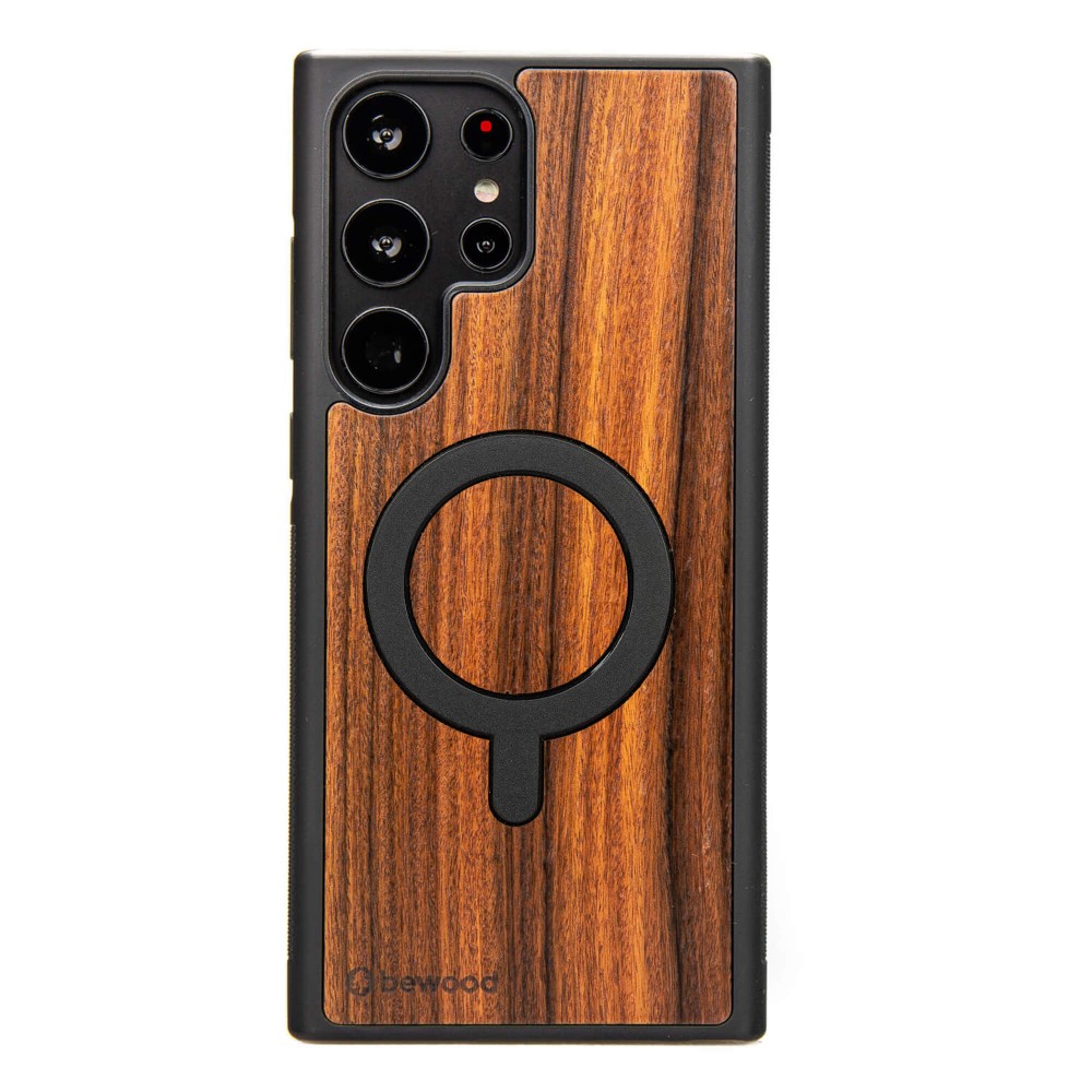 Bewood Holzhülle Für Samsung Galaxy S25 Ultra Rosewood Santos Mit Magsafe