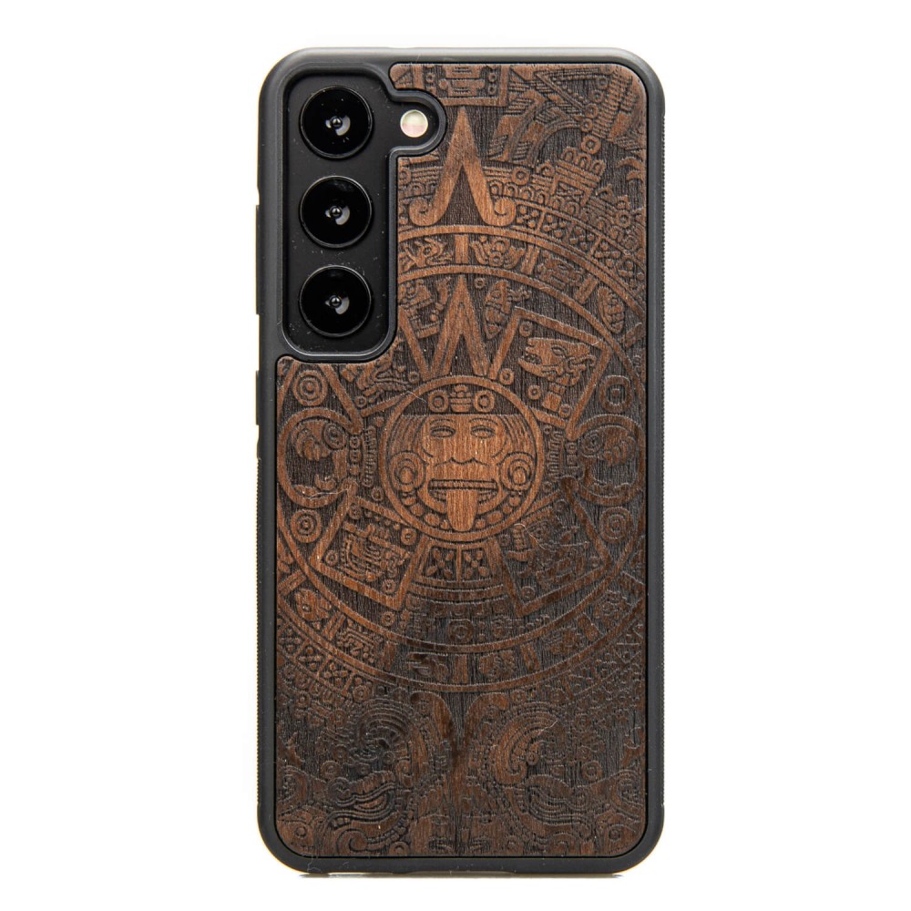 Bewood Holzhülle Für Samsung Galaxy S23 Aztec Calendar Ziricotte