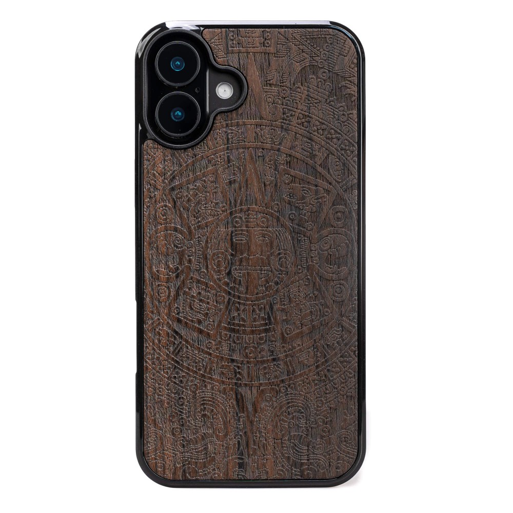 Bewood Holzhülle Für Iphone 16 Plus Aztec Calendar Ziricote