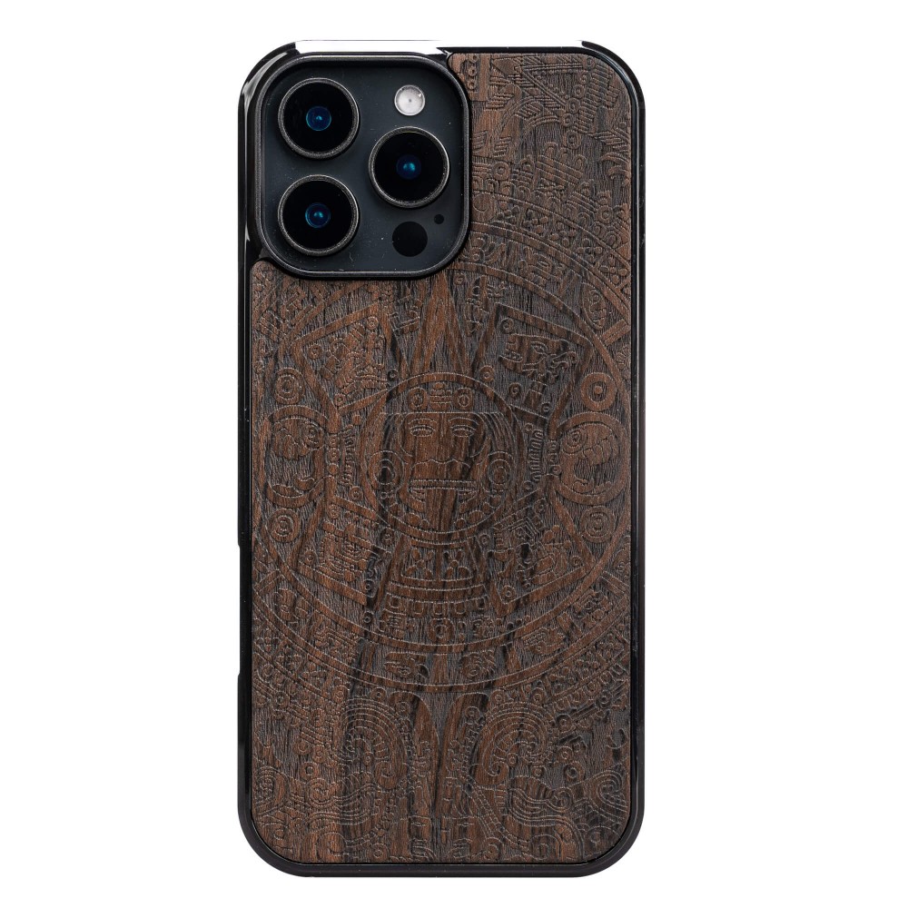 Bewood Holzhülle Für Iphone 16 Pro Max Aztec Calendar Ziricote