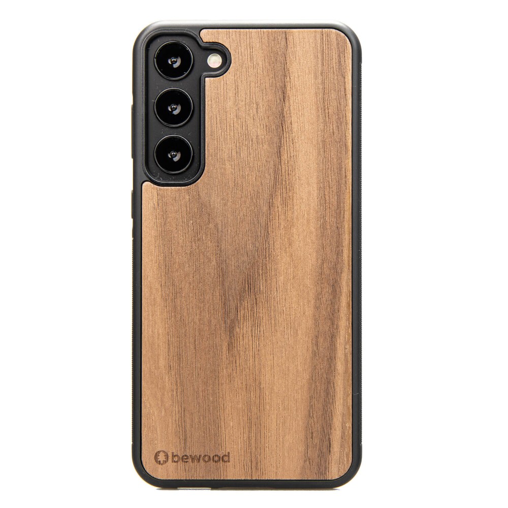 Bewood Holzhülle Für Samsung Galaxy S23 Plus Amerikanischer Walnuss