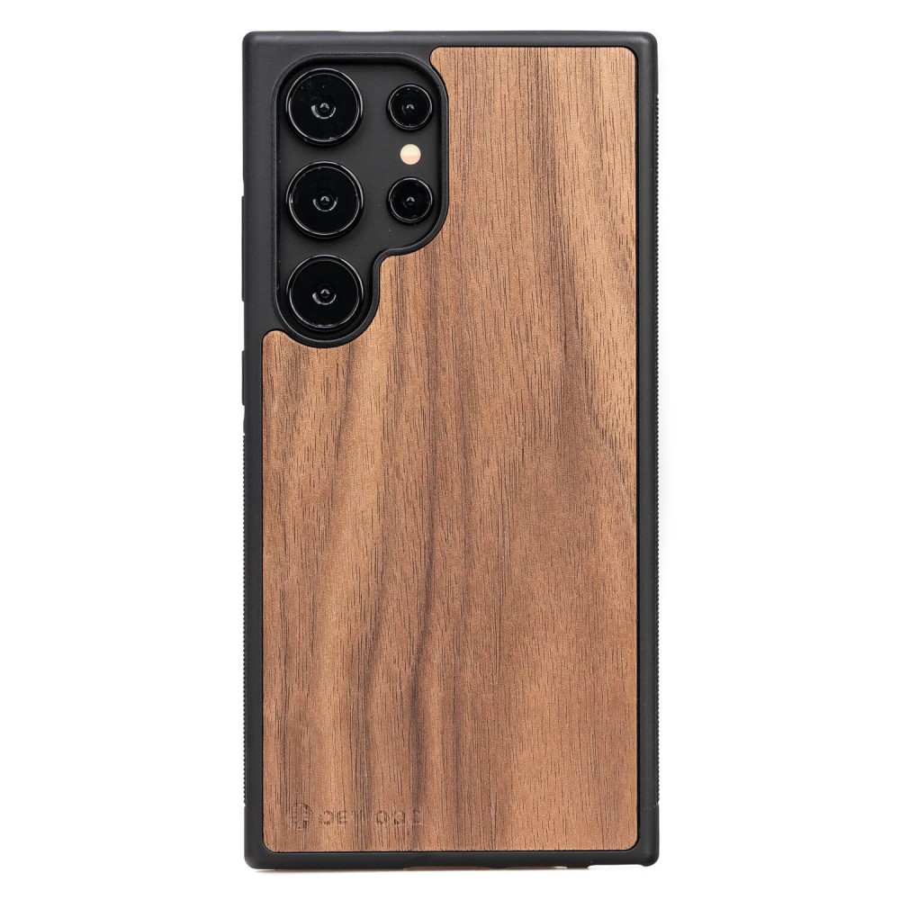 Bewood Holzhülle Für Samsung Galaxy S24 Ultra Amerikanischer Walnuss