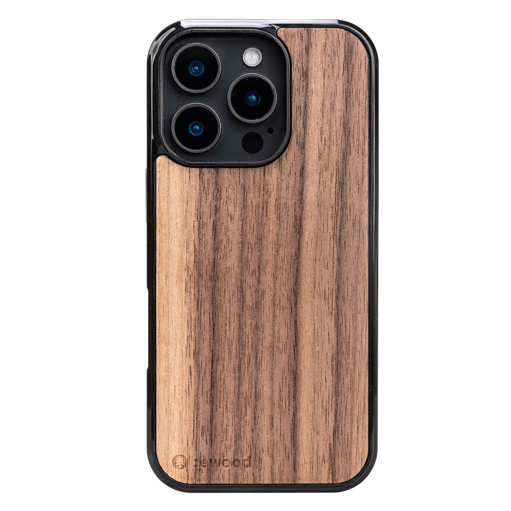 Bewood Holzhülle Für Iphone 16 Pro Amerikanischer Walnuss