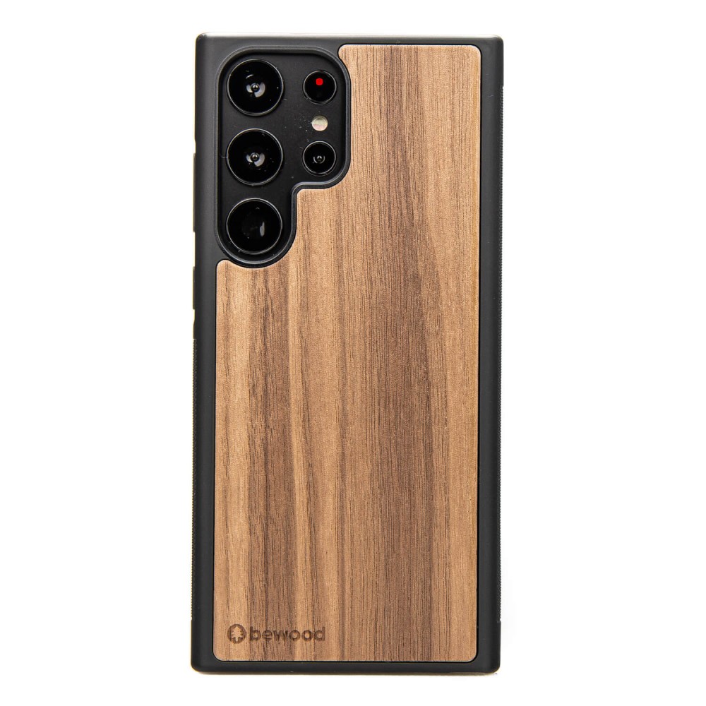 Bewood Holzhülle Für Samsung Galaxy S23 Ultra Amerikanischer Walnuss