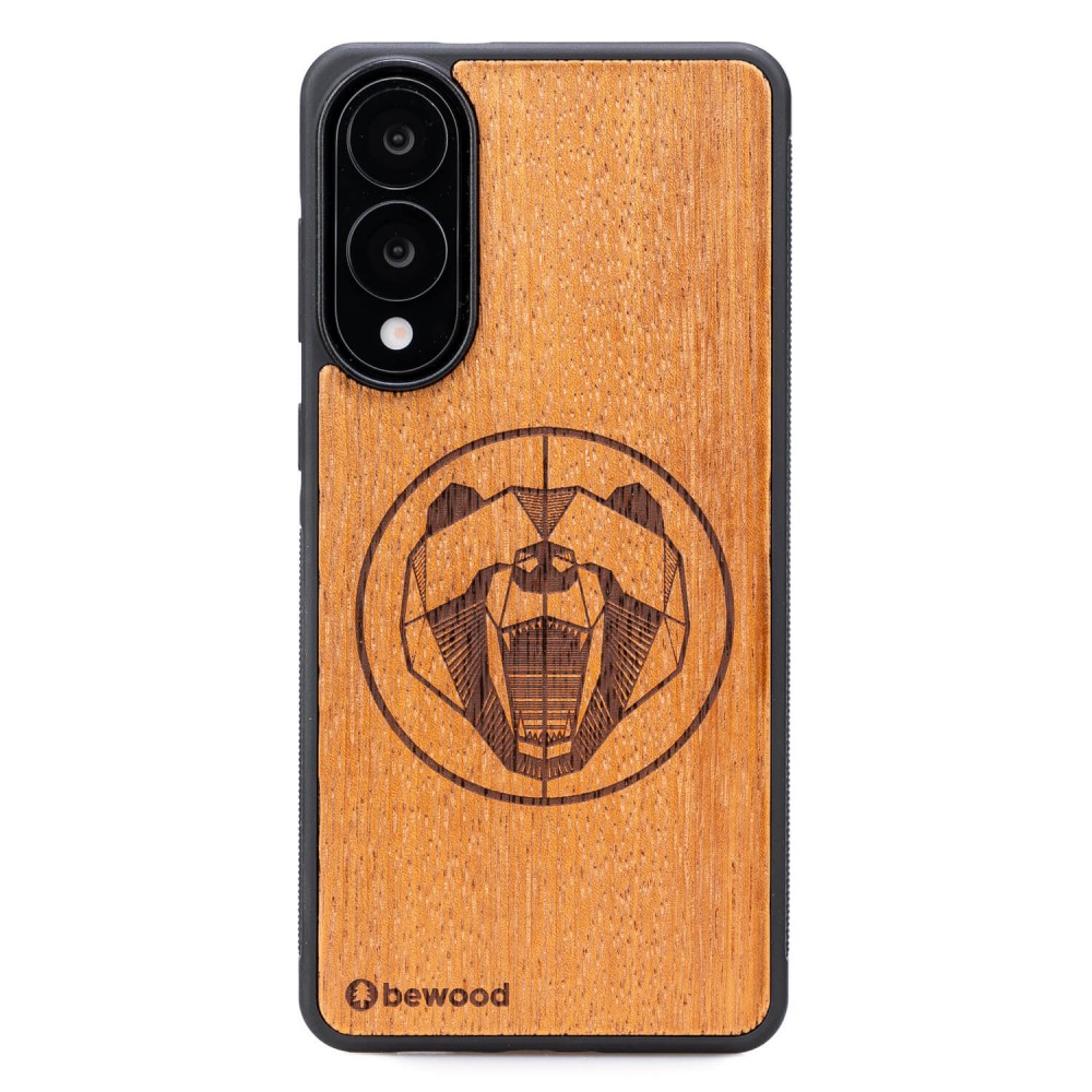 Bewood Holzhülle Für Samsung Galaxy S25 Edge Merbau Bär