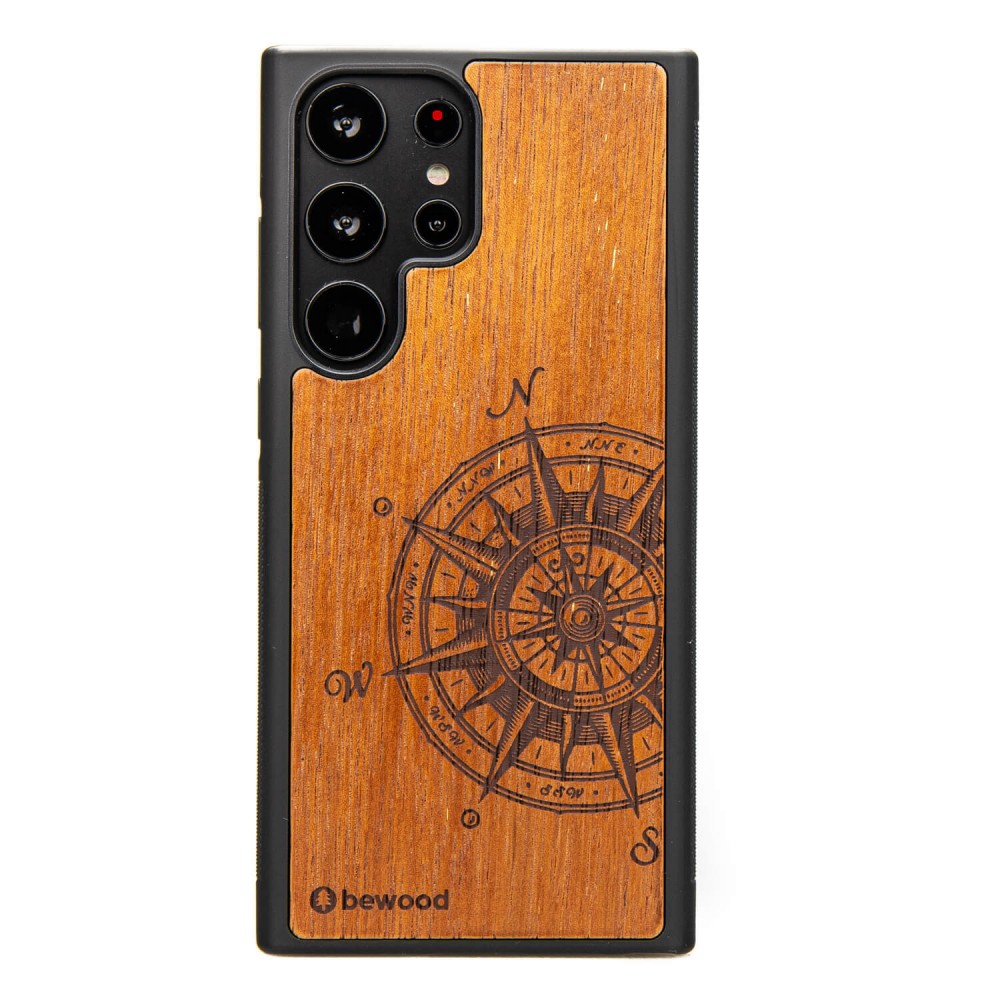 Bewood Holzhülle Für Samsung Galaxy S23 Ultra Traveler Merbau