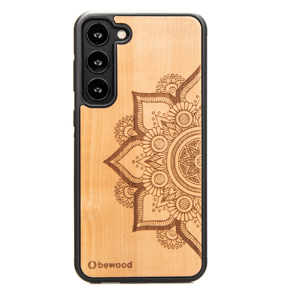 Bewood Holzhülle Für Samsung Galaxy S23 Plus Mandala Apfelbaum