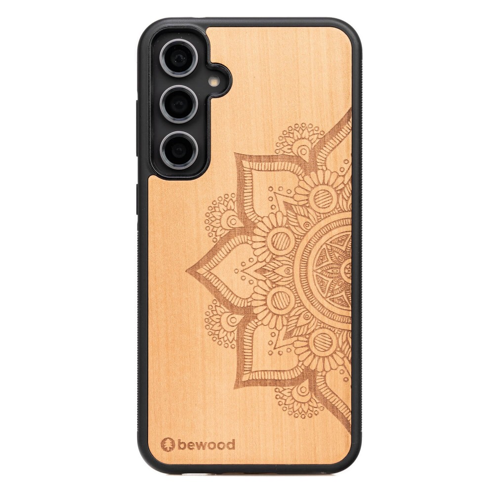 Bewood Holzhülle Für Samsung Galaxy S23 Fe Mandala Apfelbaum