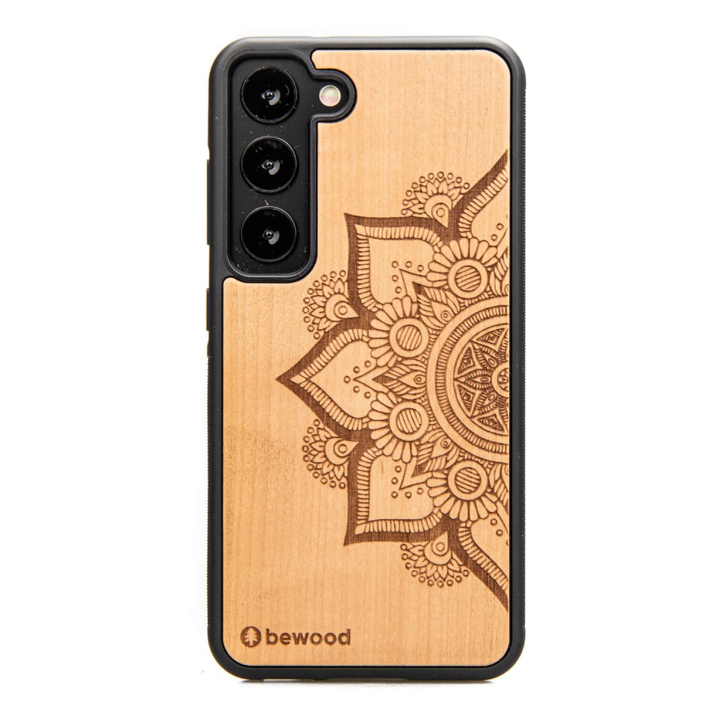 Bewood Holzhülle Für Samsung Galaxy S23 Mandala Apfelbaum