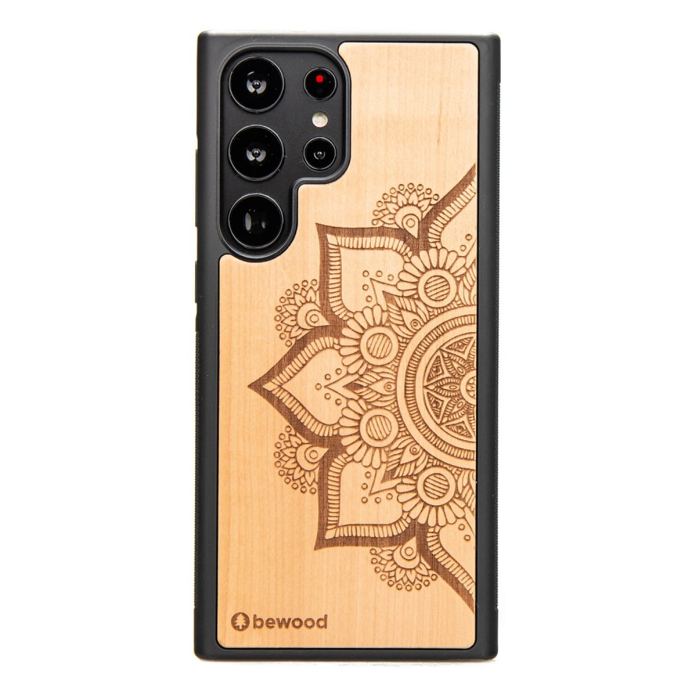 Bewood Holzhülle Für Samsung Galaxy S23 Ultra Mandala Apfelbaum
