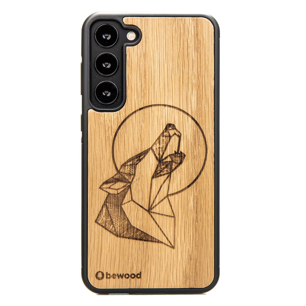 Bewood Holzhülle Für Samsung Galaxy S23 Plus Wolf Oak