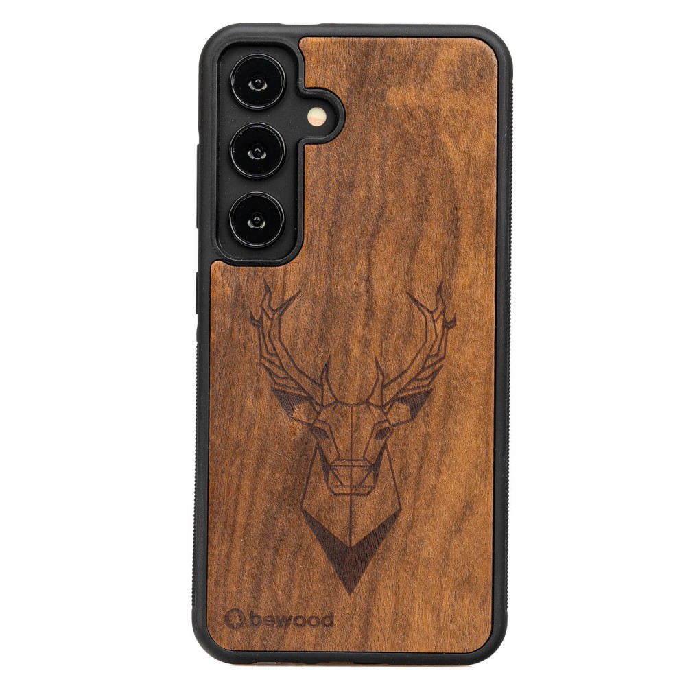 Bewood Holzhülle Für Samsung Galaxy A55 5g Imbuia Deer