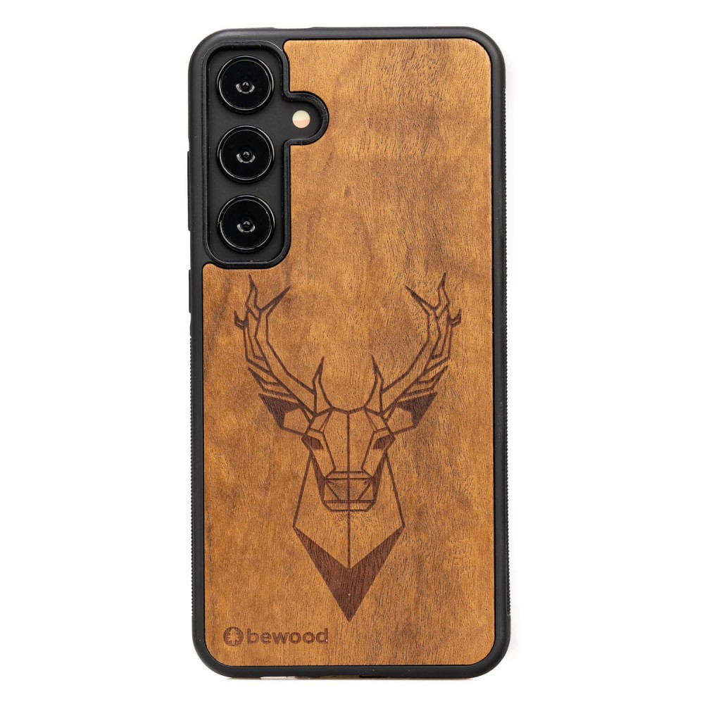 Bewood Holzhülle Für Samsung Galaxy A35 5g Imbuia Deer