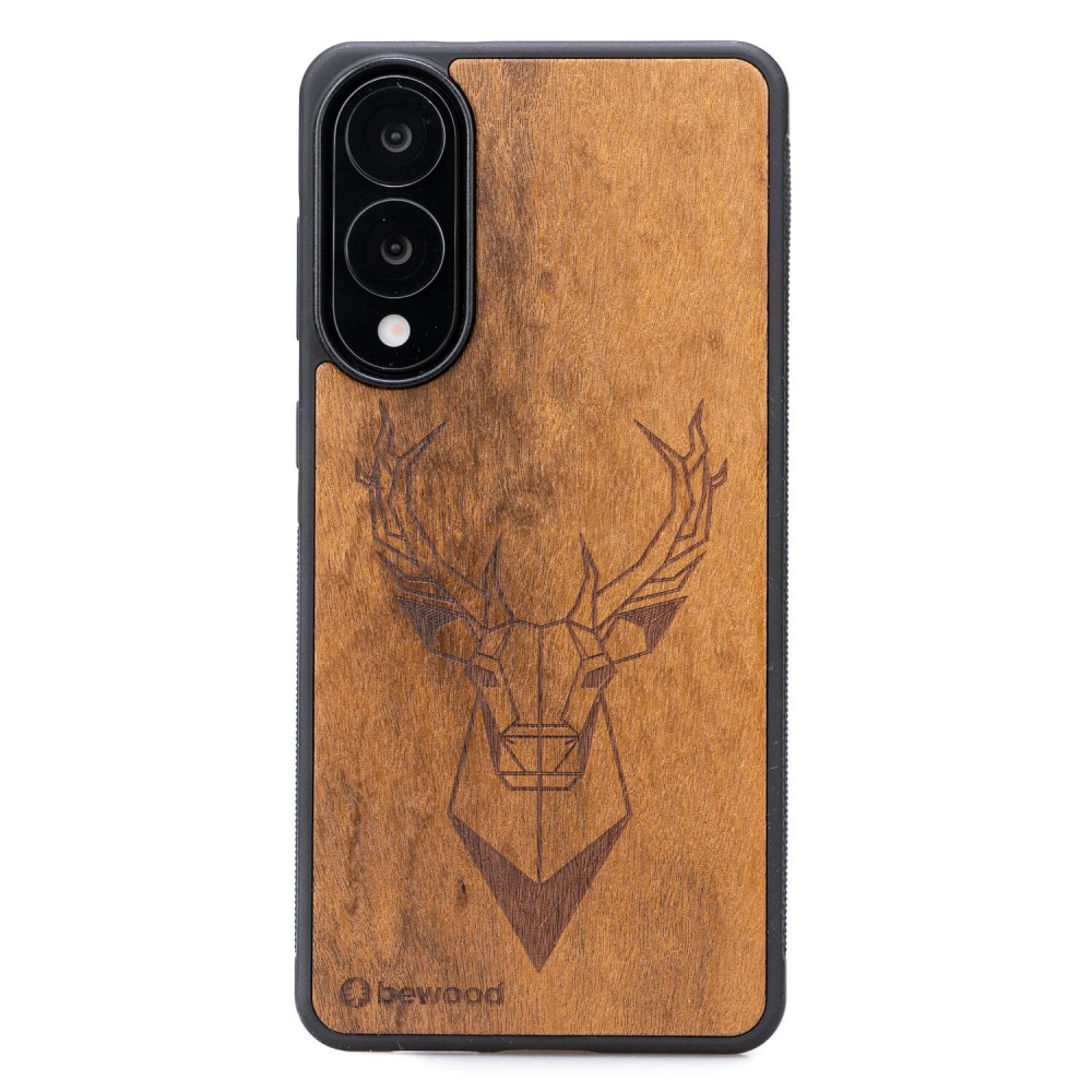 Bewood Holzhülle Für Samsung Galaxy S25 Edge Imbuia Deer