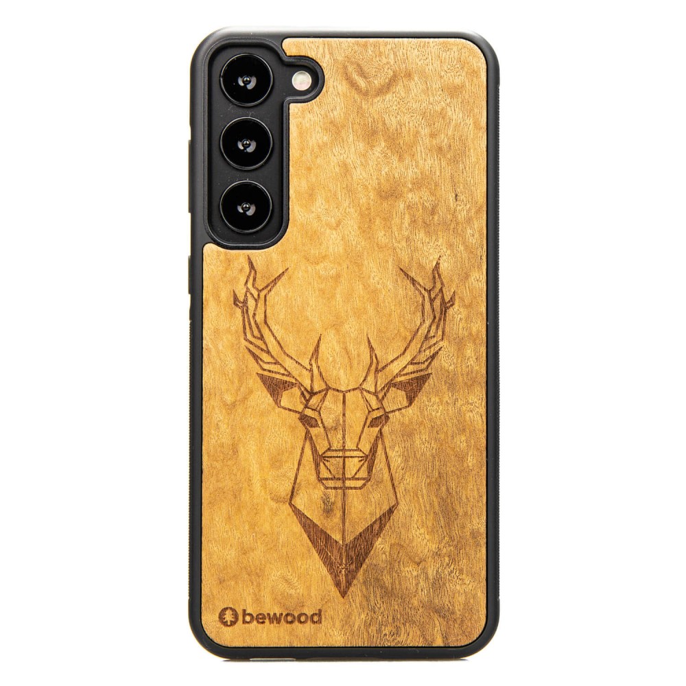 Bewood Holzhülle Für Samsung Galaxy S23 Plus Imbuia Deer