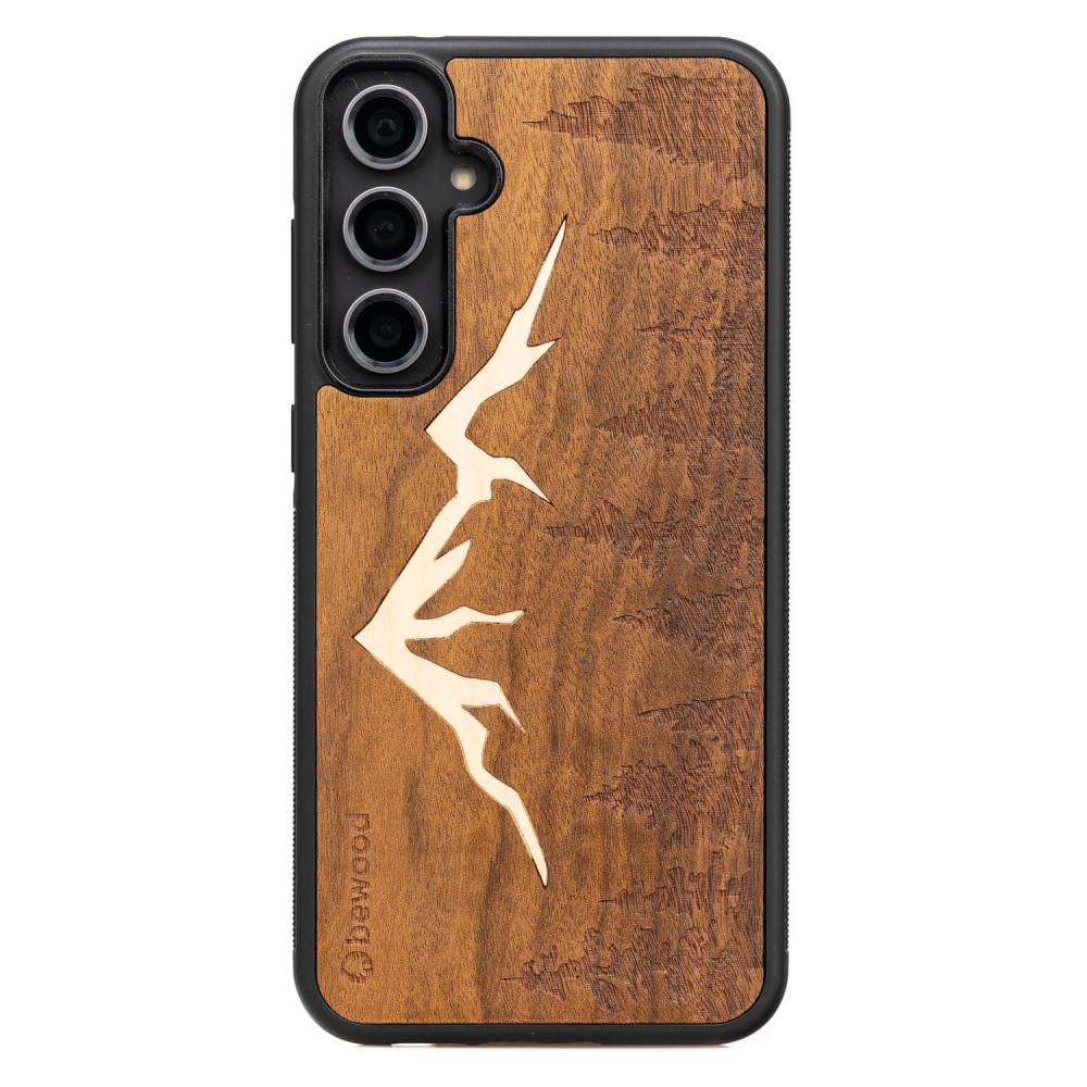 Bewood Holzhülle Für Samsung Galaxy S23 Fe Mountains Imbuia