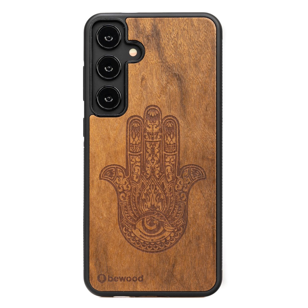 Bewood Holzhülle Für Samsung Galaxy A35 5g Hamsa Imbuia