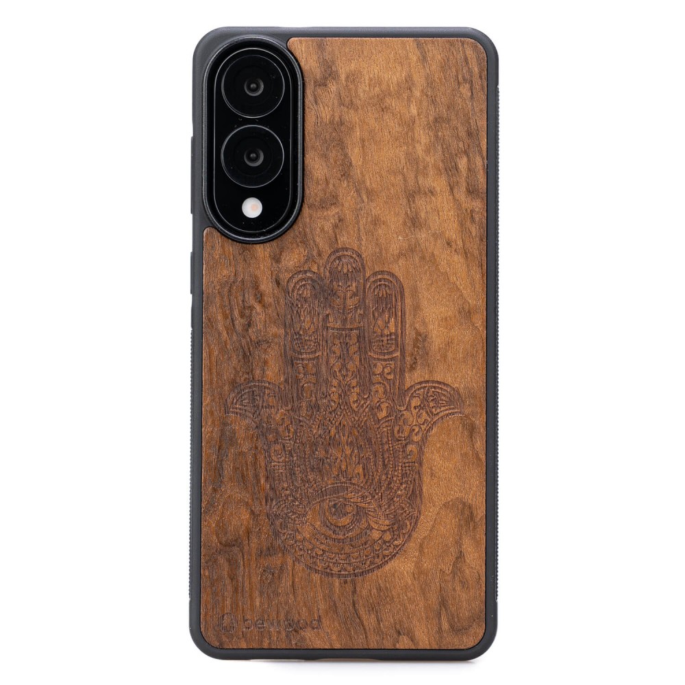 Bewood Holzhülle Für Samsung Galaxy S25 Edge Hamsa Imbuia