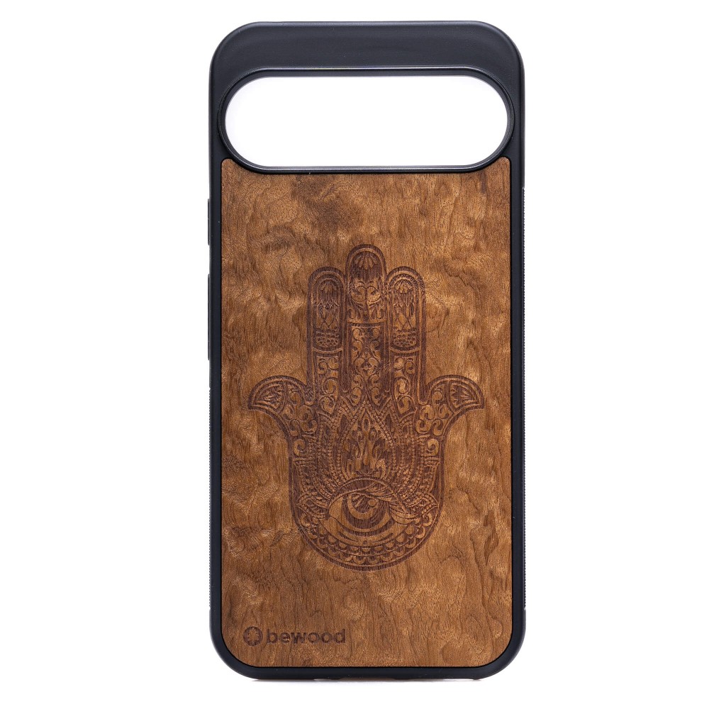 Bewood Holzhülle Für Google Pixel 10 Pro Xl Hamsa Imbuia